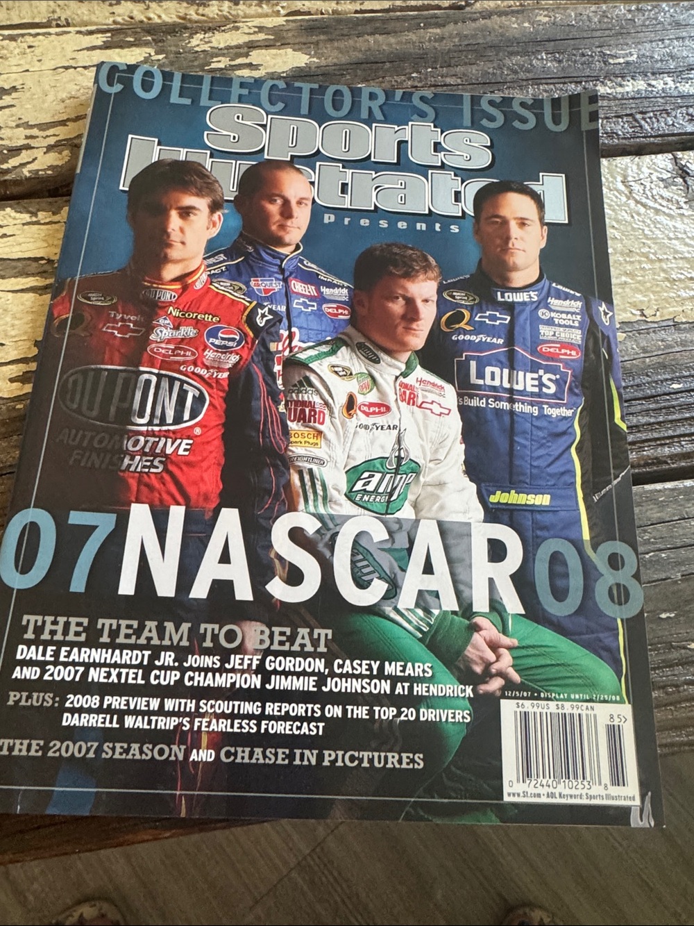 Collector's Issue 2007 NASCAR Magazine - Blue/Red/Green